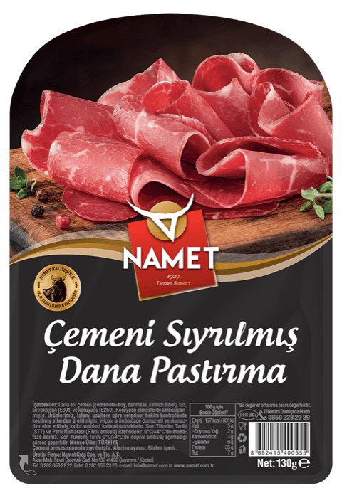Çemensiz Dana Pastırma
