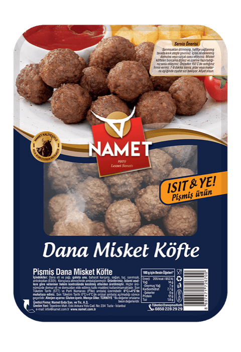 Pişmiş Dana Misket Köfte
