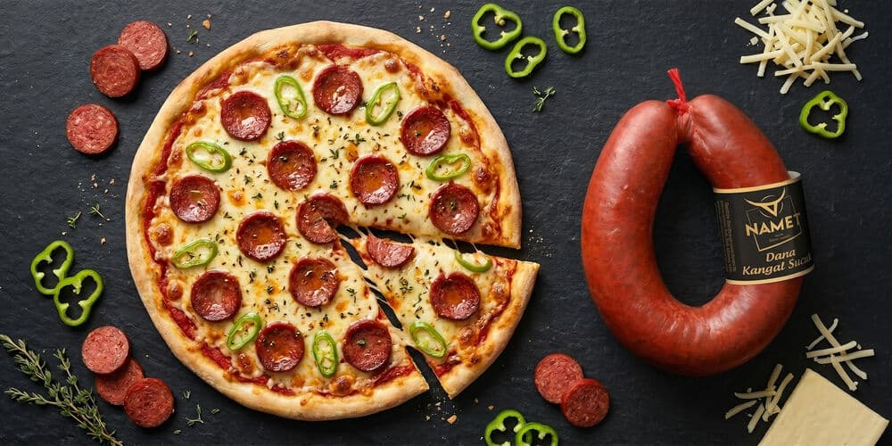 Bol Malzemeli Ev Pizzası