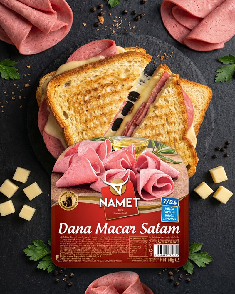Salamlı Kaşarlı Tost
